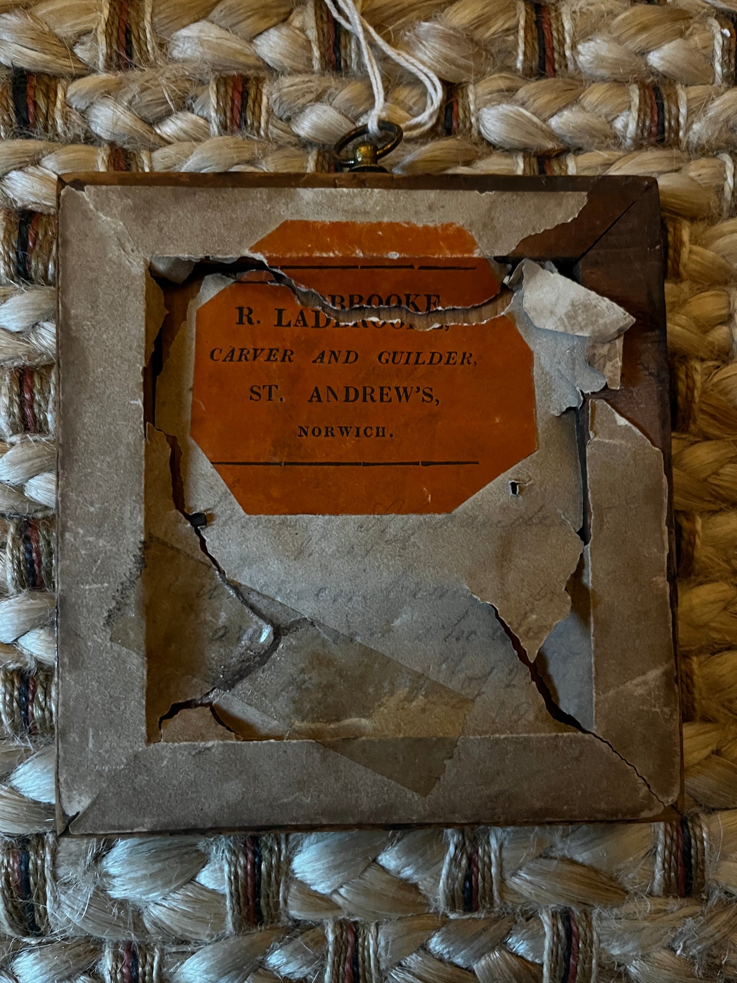 Antique Framed Silhouette of a Gentleman