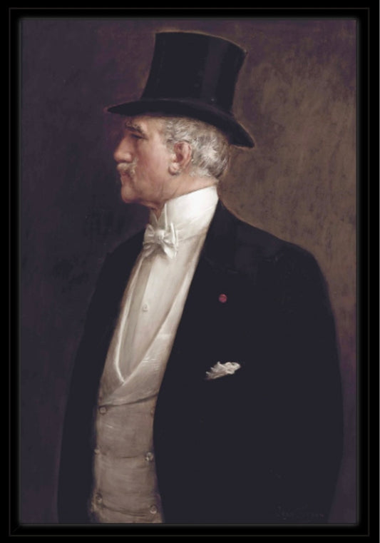 Jean Beraud Framed Canvas Print 64cmx44cm