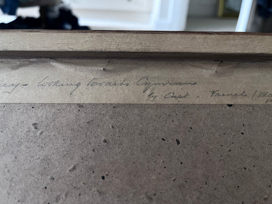 Framed Original Oil Painting - 1945- View from the 4 mile Bridge in Anglesey - Signed - C.French