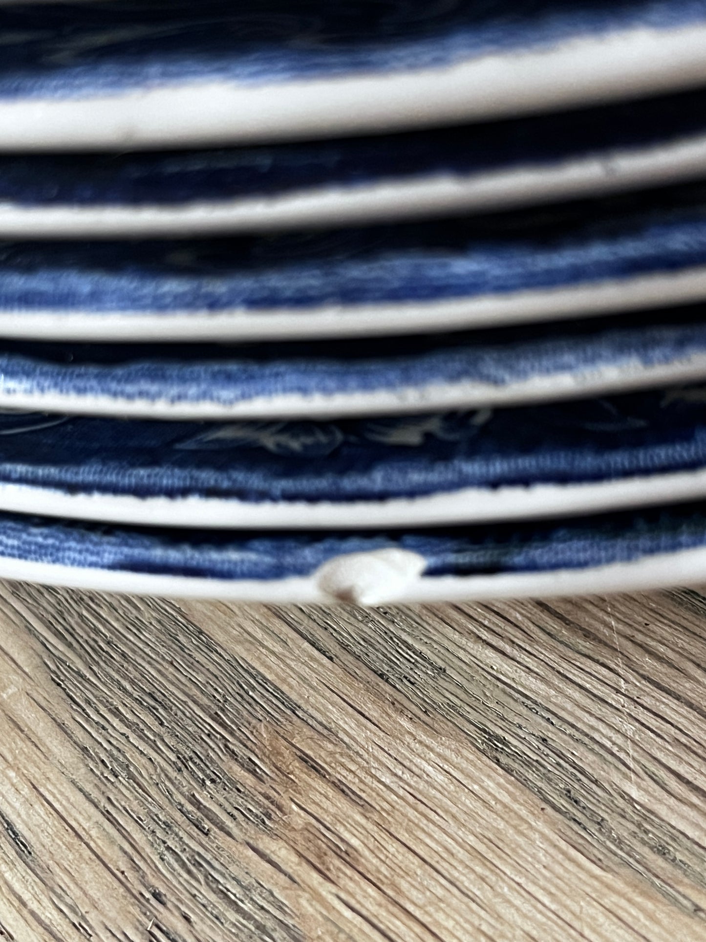 Vintage Blue & White Ironstone Plates – Royal Tudor Ware “17th Century England”