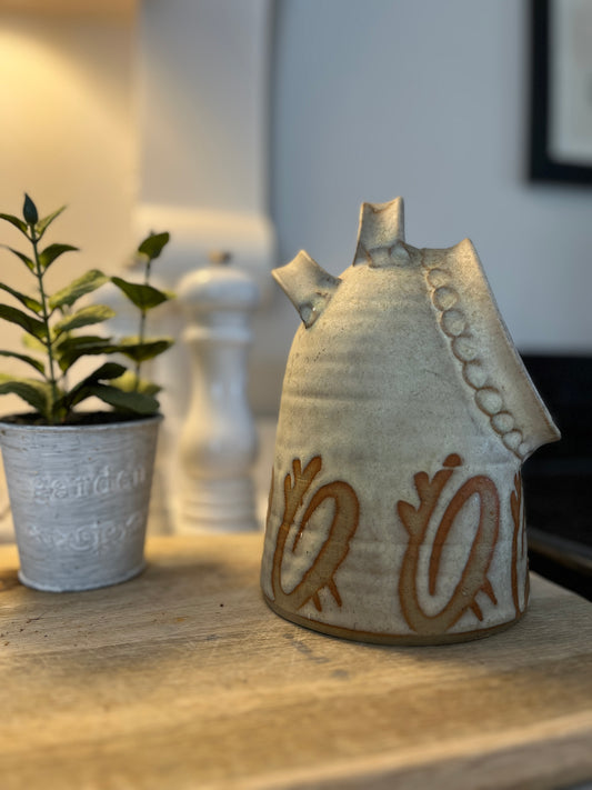 Vintage Hand Thrown Salt Pig