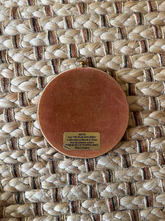 Vintage "Salad Days Series" Silhouette Miniatures by Marcelle D. Shears