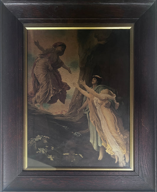 The Return of Persephone – Antique Hand-Coloured Photogravure Framed.