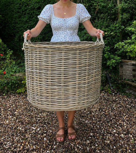 Extra Large Sturdy Round Kubu Basket
