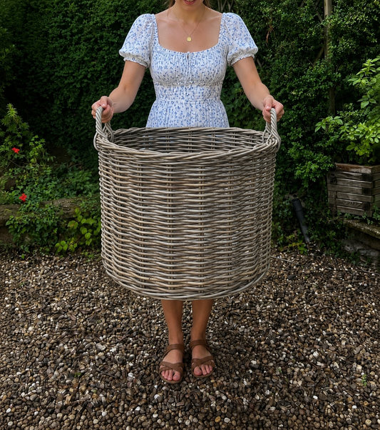 Large Round Kubu Basket