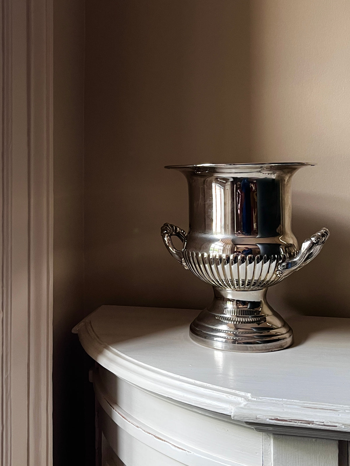 Large Statement  Vintage A1 Silver Plated Urn / Wine Cooler – Country House Style