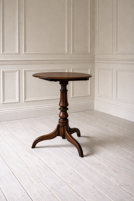 Georgian Mahogony Tilt Top Circular Side Table