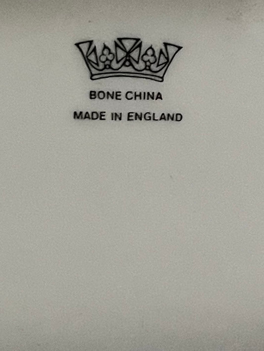 Vintage English Bone China Pheasant Serving Platter – Gilt-Edged Country House Plate