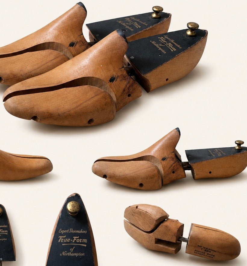 Vintage True-Form Pair of Wooden Shoe Trees – Matching Pair