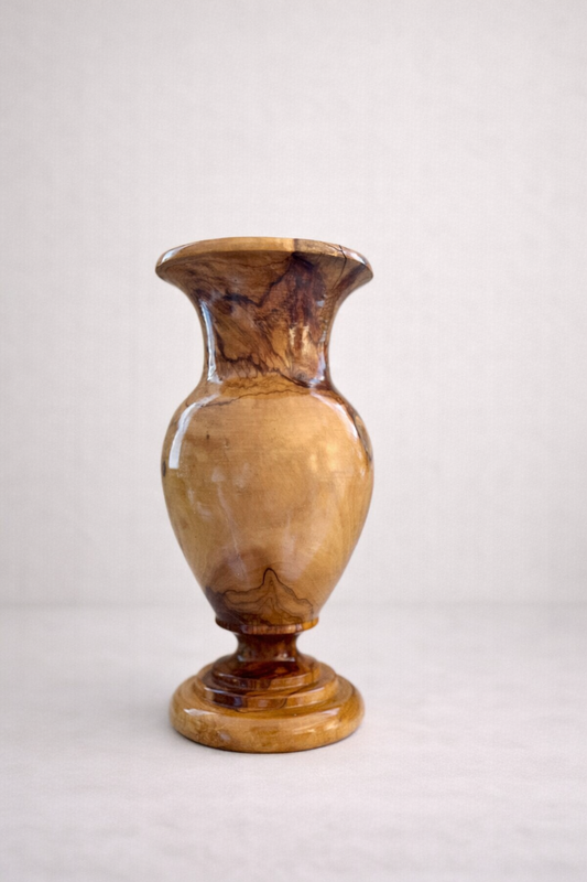 Hand Made Turned Wooden Vase