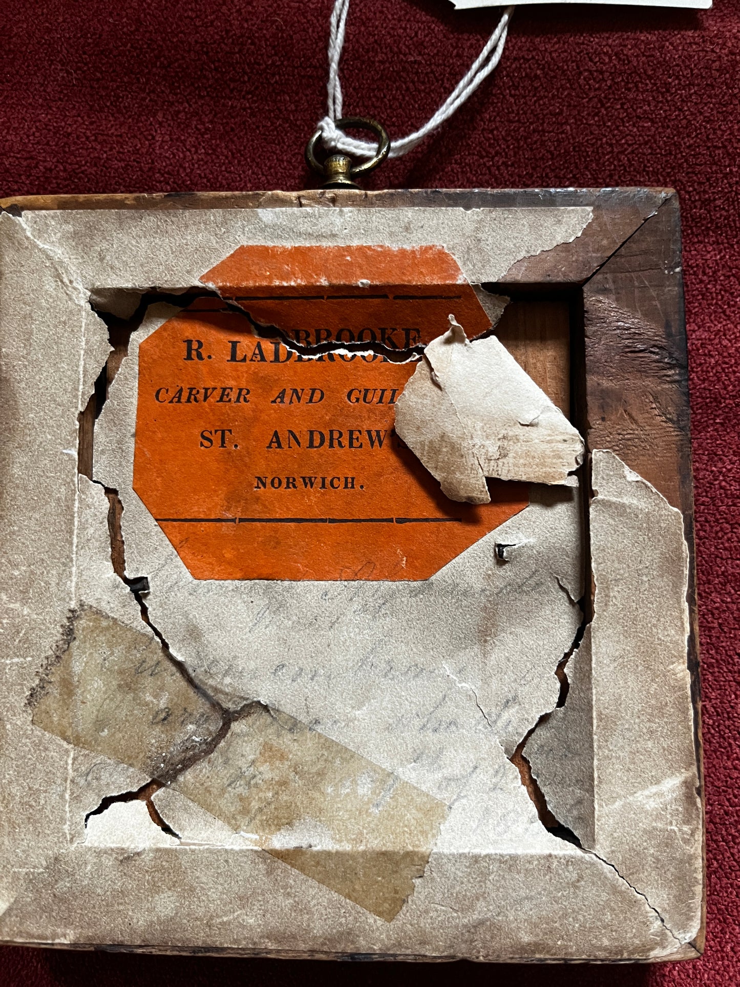 Antique Framed Silhouette of a Gentleman