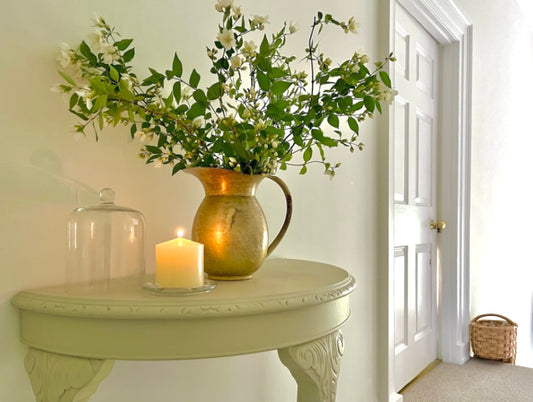 Vintage Style Gold Jug Vase