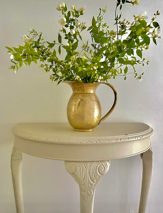 Vintage Style Gold Jug Vase