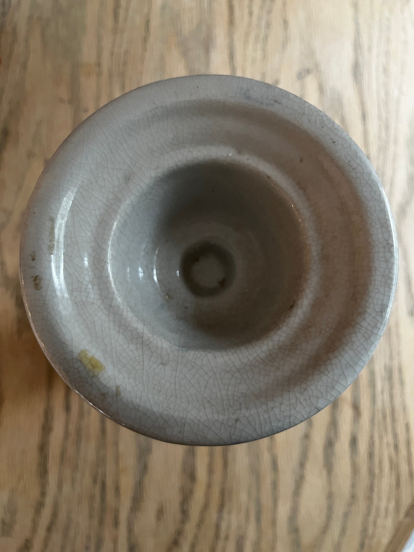 Large Antique Chinese Blue & White Porcelain Candlestick Late 19th–early 20th century