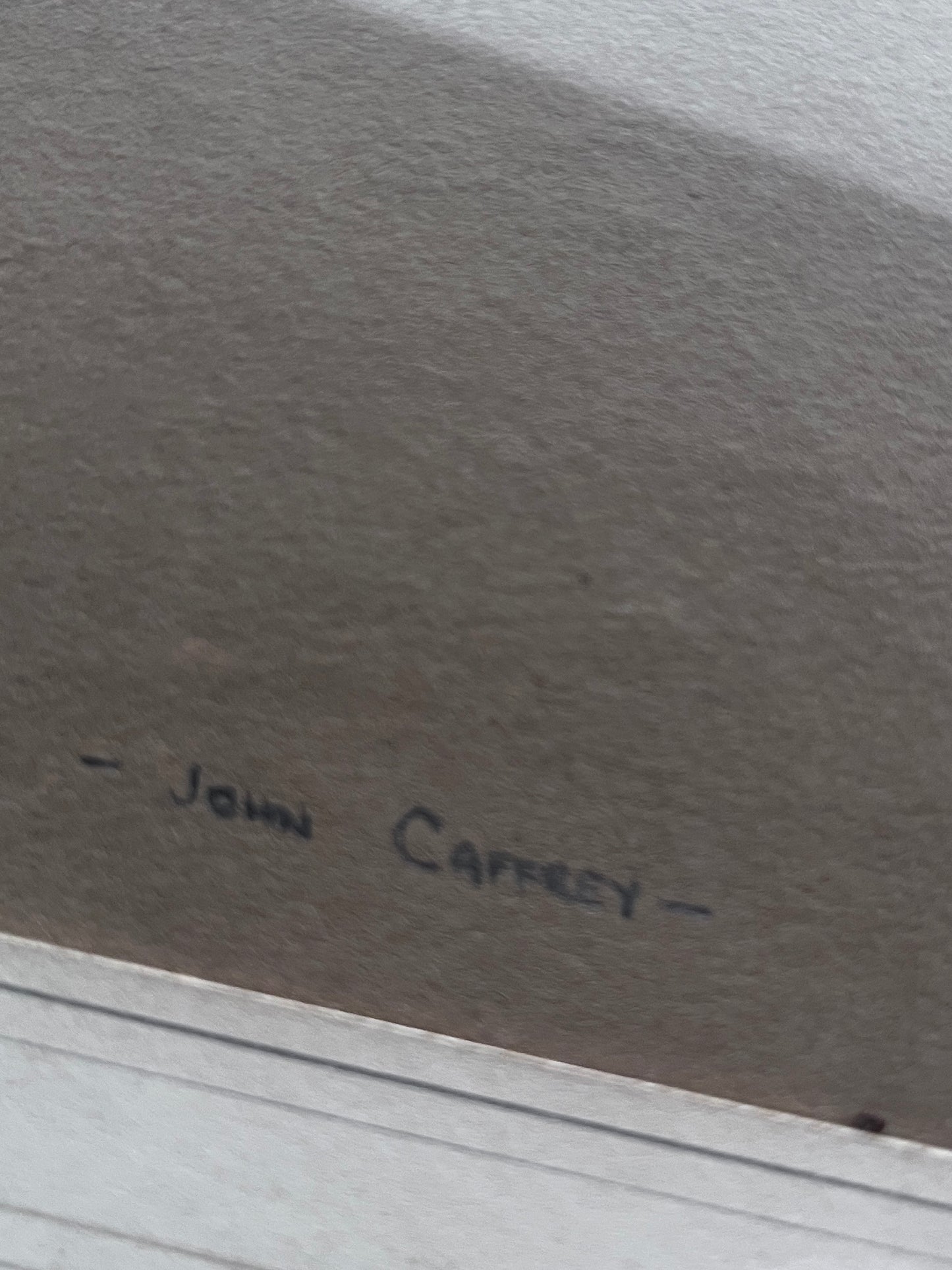 Mr Fox an Original Painting by John Caffrey