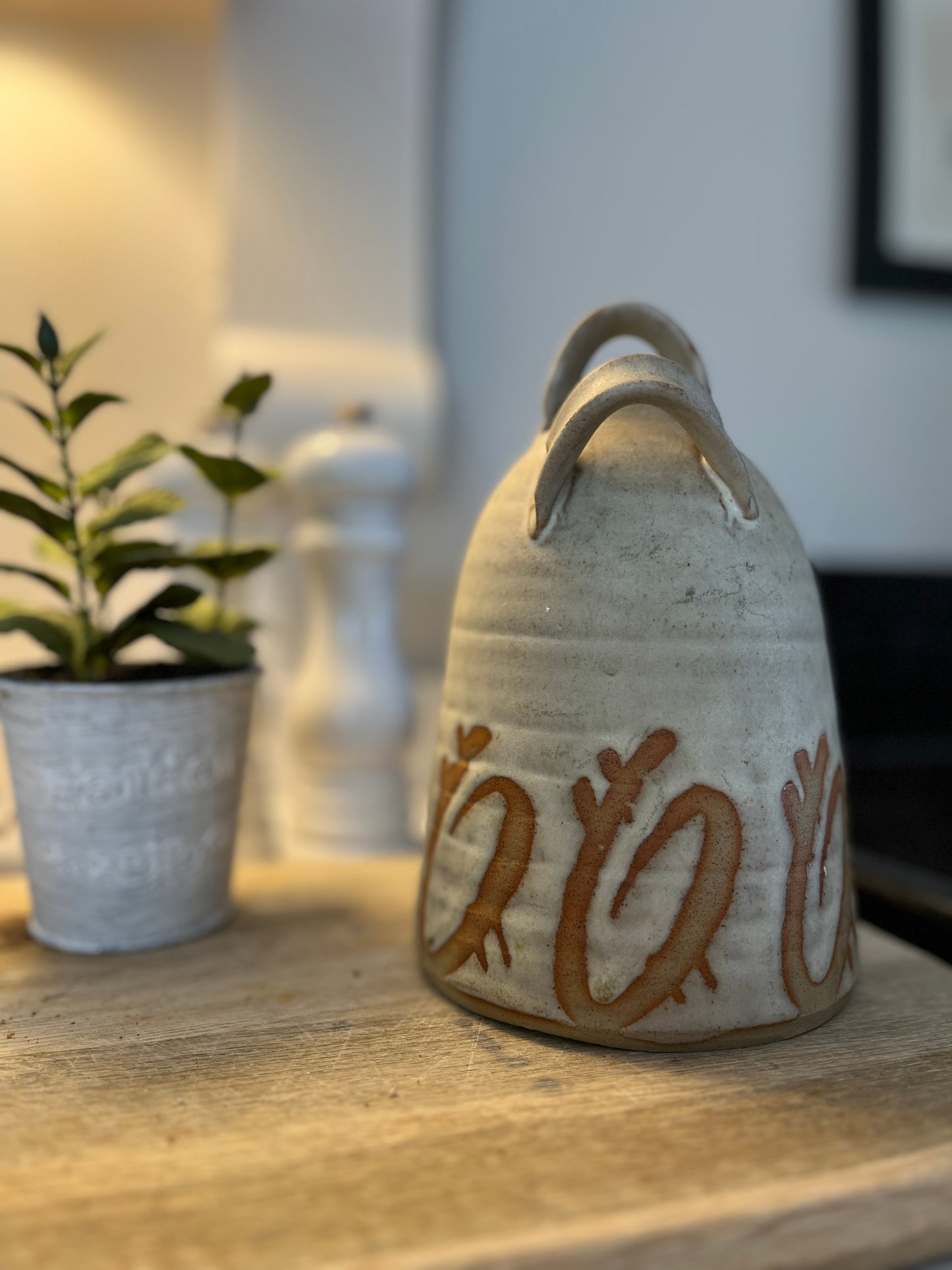 Vintage Hand Thrown Salt Pig
