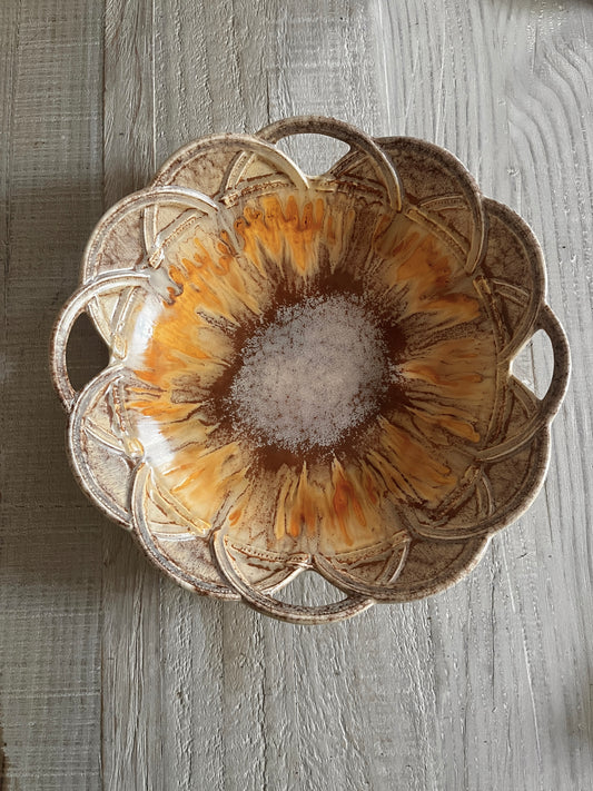 Vintage Sylvac Decorative Sunflower Bowl