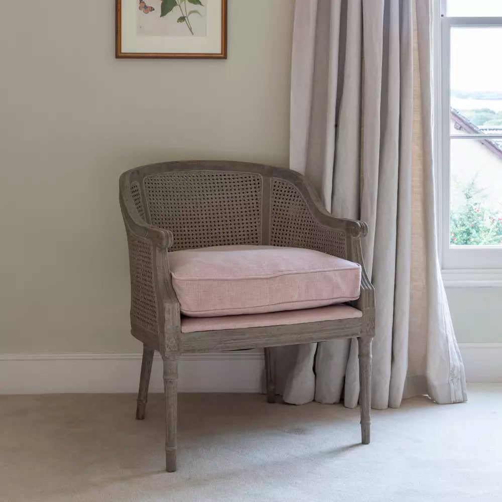 Oak and Rattan Antique Style Chair