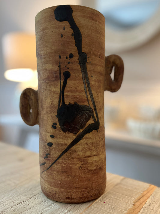 Mid-century French Stoneware Vase – La Poterie de la Colombe (c. 1960s)